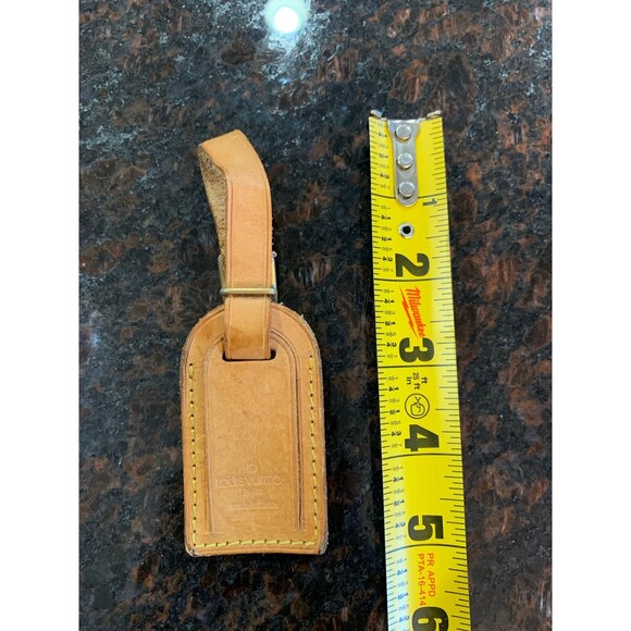 Louis Vuitton | Accessories | Louis Vuitton Lv Luggage Tag Small Size ...
